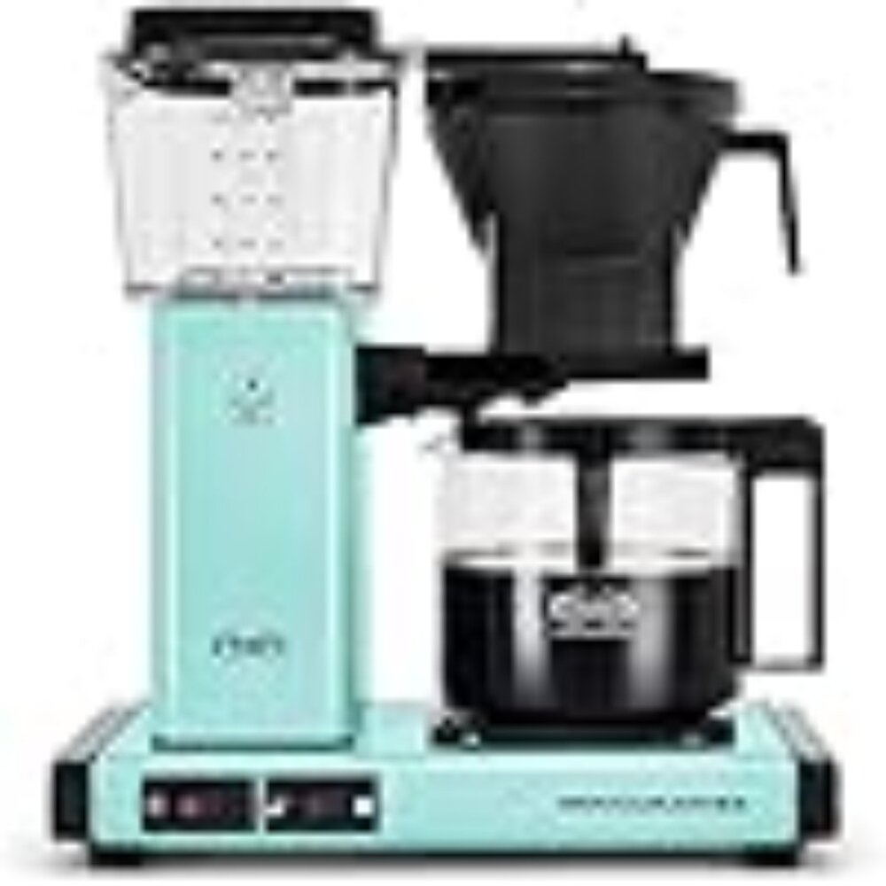 Technivorm Moccamaster 53934 KBGV Select 10-Cup Coffee Maker, Turquoise, 40 ounc